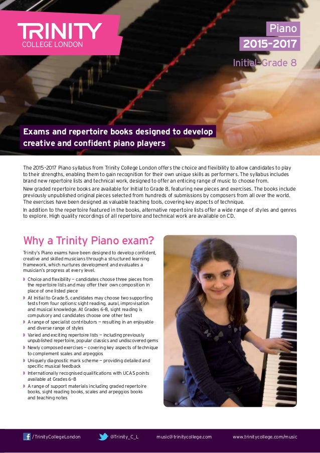 Trinity Piano Grade Exam