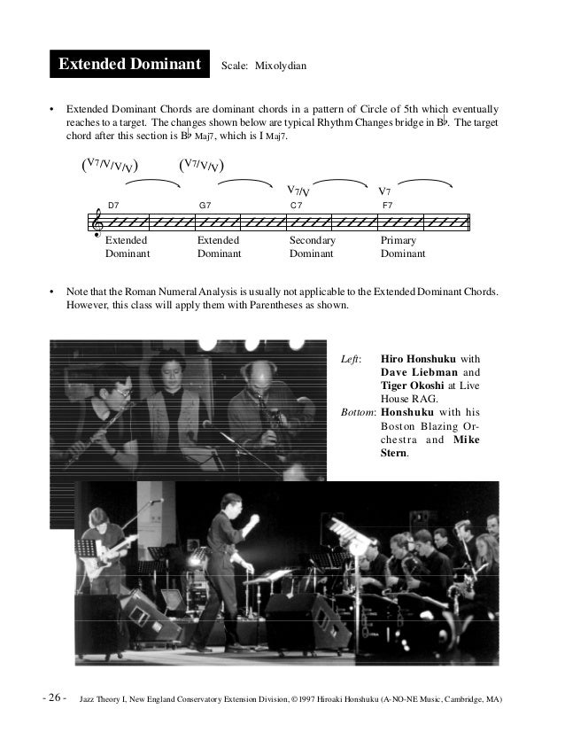 Music theory jazz theory