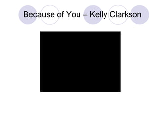 Because of You – Kelly Clarkson 