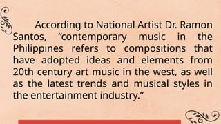 MUSIC 10 - 3rd Quarter CONTEMPORARY MUSIC | PPTX
