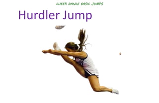 CHEER DANCE BASIC JUMPS
Hurdler Jump
 