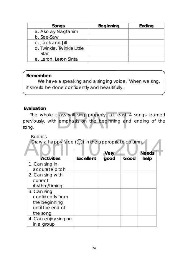 Grade 3 Music Learners Module
