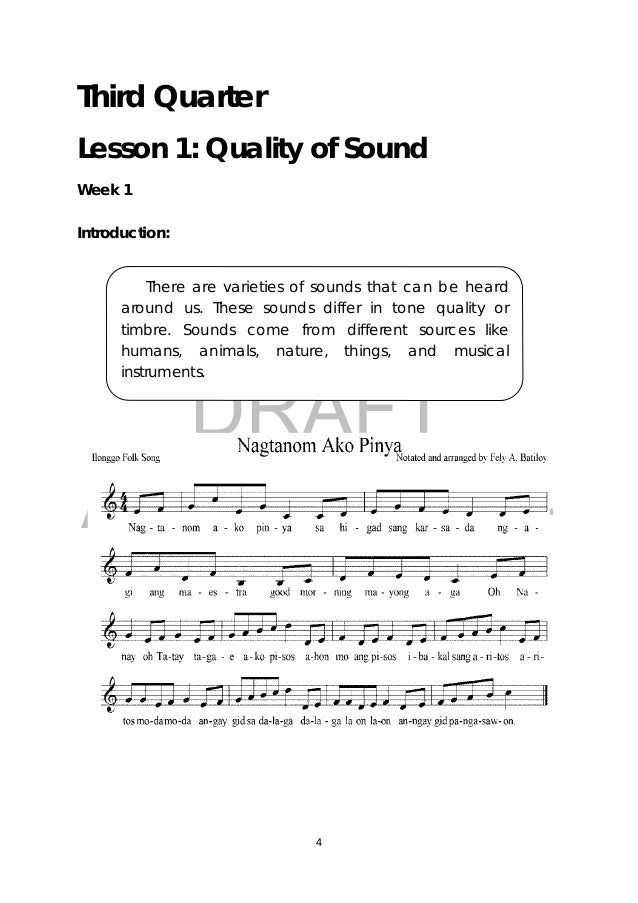 Grade 3 Music Learners Module