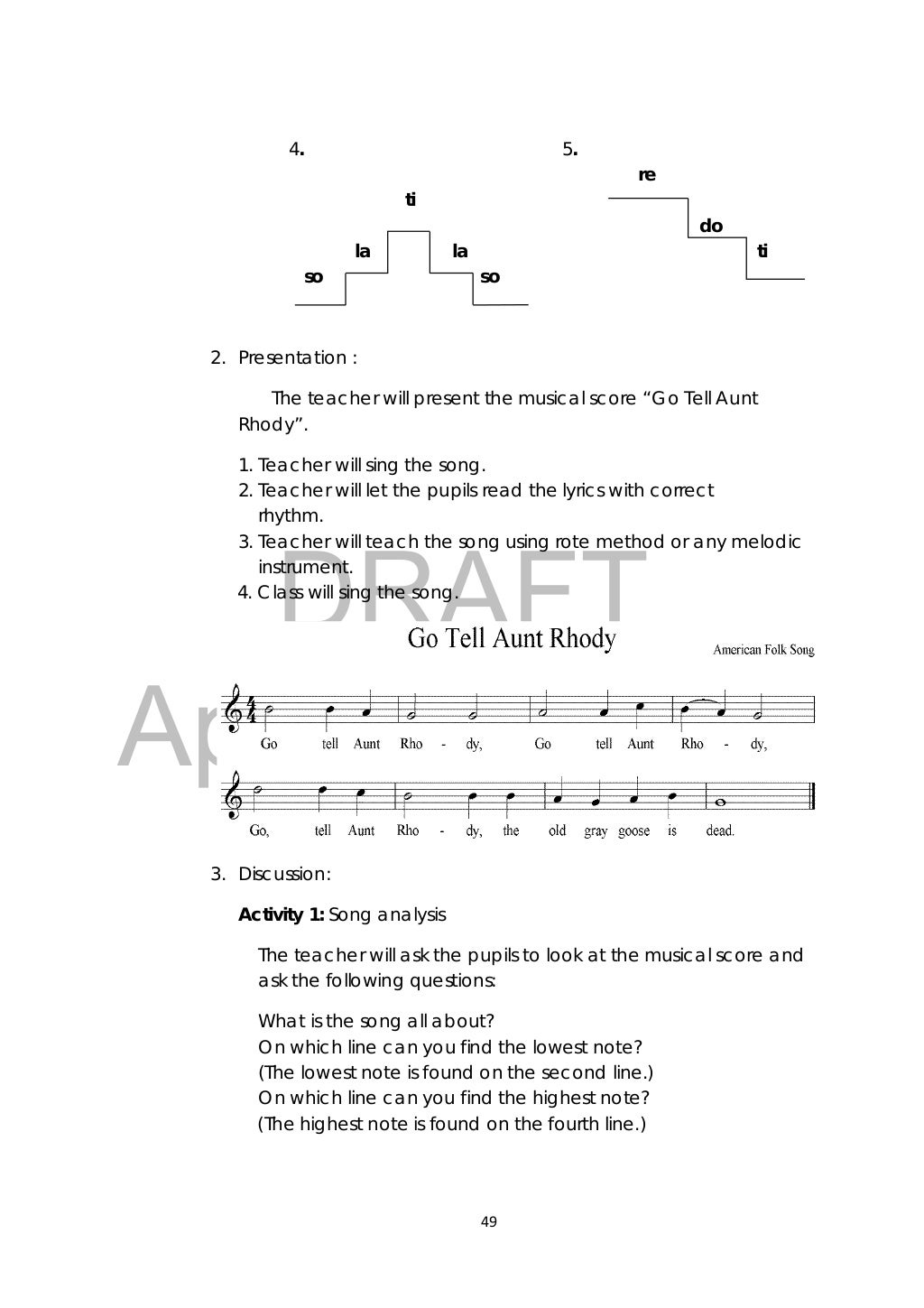 Grade 3 Music Teachers Guide