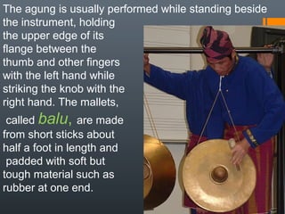 explique Inicialmente Anillo duro Music 7 lesson #3 other instruments of mindanao