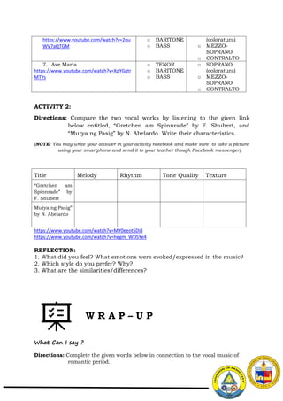 MUSIC 9 Q4 SLM1.pdf 1ST TO 4TH QUARTER PERIOD | PDF