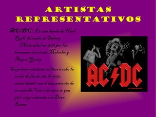 -Artistas  representativos 