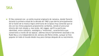 Estilo musical de jamaica