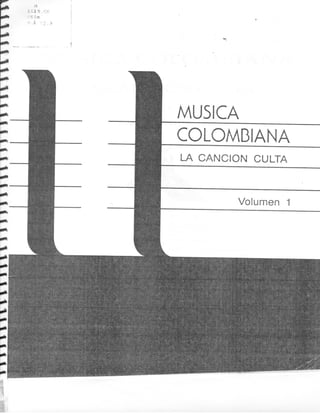 Musica colombiana-volumen-1 - Partiruras