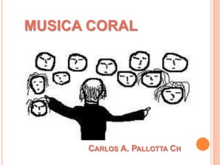 MUSICA CORAL

CARLOS A. PALLOTTA CH

 