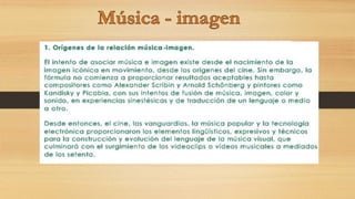 Musica e imagen