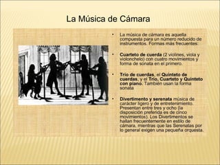 La Música de Cámara 