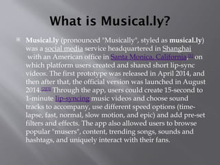 Muscially Musical.ly and TikTok - two of the social media networks combined ...