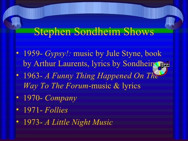 Musical Theatre History