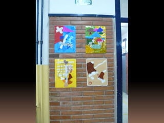 Musical cubist collage