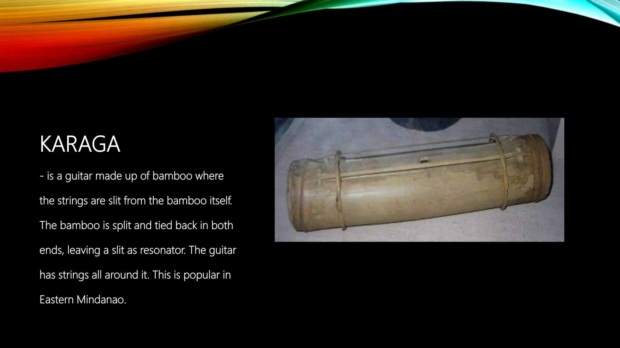 Musical instrument in mindanao | PPTX