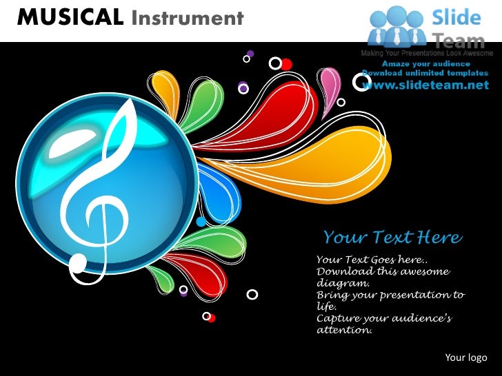 Musical instrument powerpoint ppt slides.