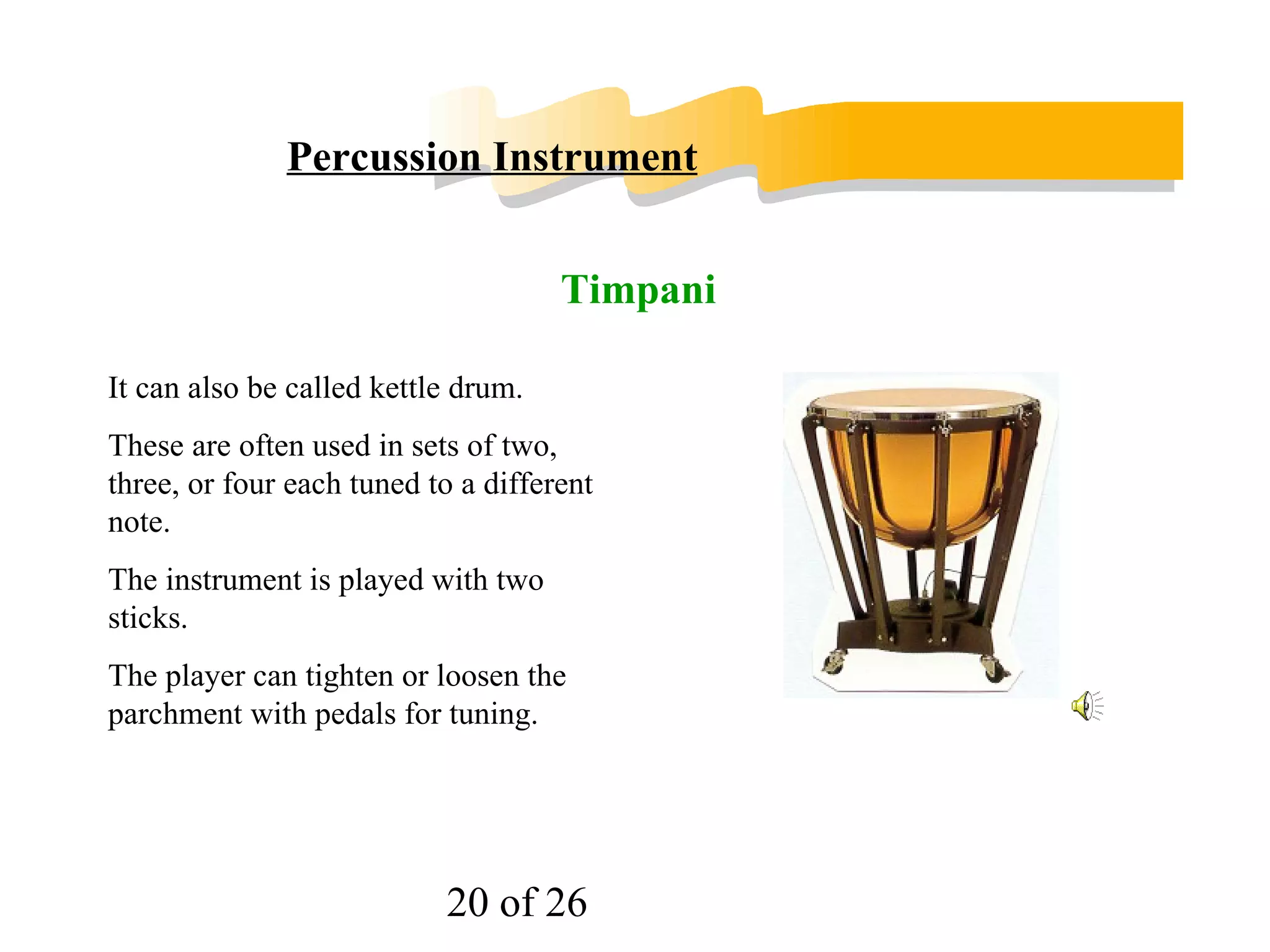 Brass Instrument The trumpet is the most ancient of the instruments in the brass section. 