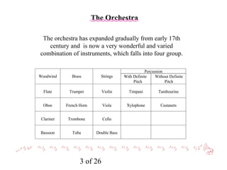 In Greece, during the 5th century B.C., orchestra was the name given to the space in front of the main acting area which was used by the chorus, who danced as well as sang, and by the instrumentalists of open air theaters. 