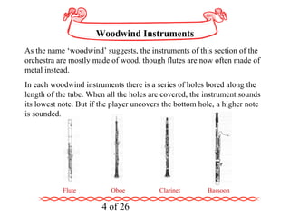Today we use the word orchestra to refer to  a reasonably large collection of instruments playing together as a group. Greek Theatre 