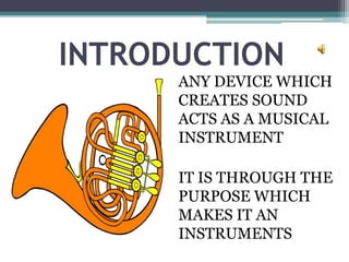 Musical instruments | PPTX