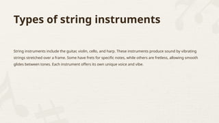 Musical Instruments.Powerpoint presentation | PPTX