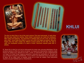 Musical Instruments around the World 6 (Tailandia) | PPSX