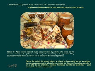 Traditional Aztec Instruments Musical Instruments around the World 2 (Aztecas-México) | PPSX