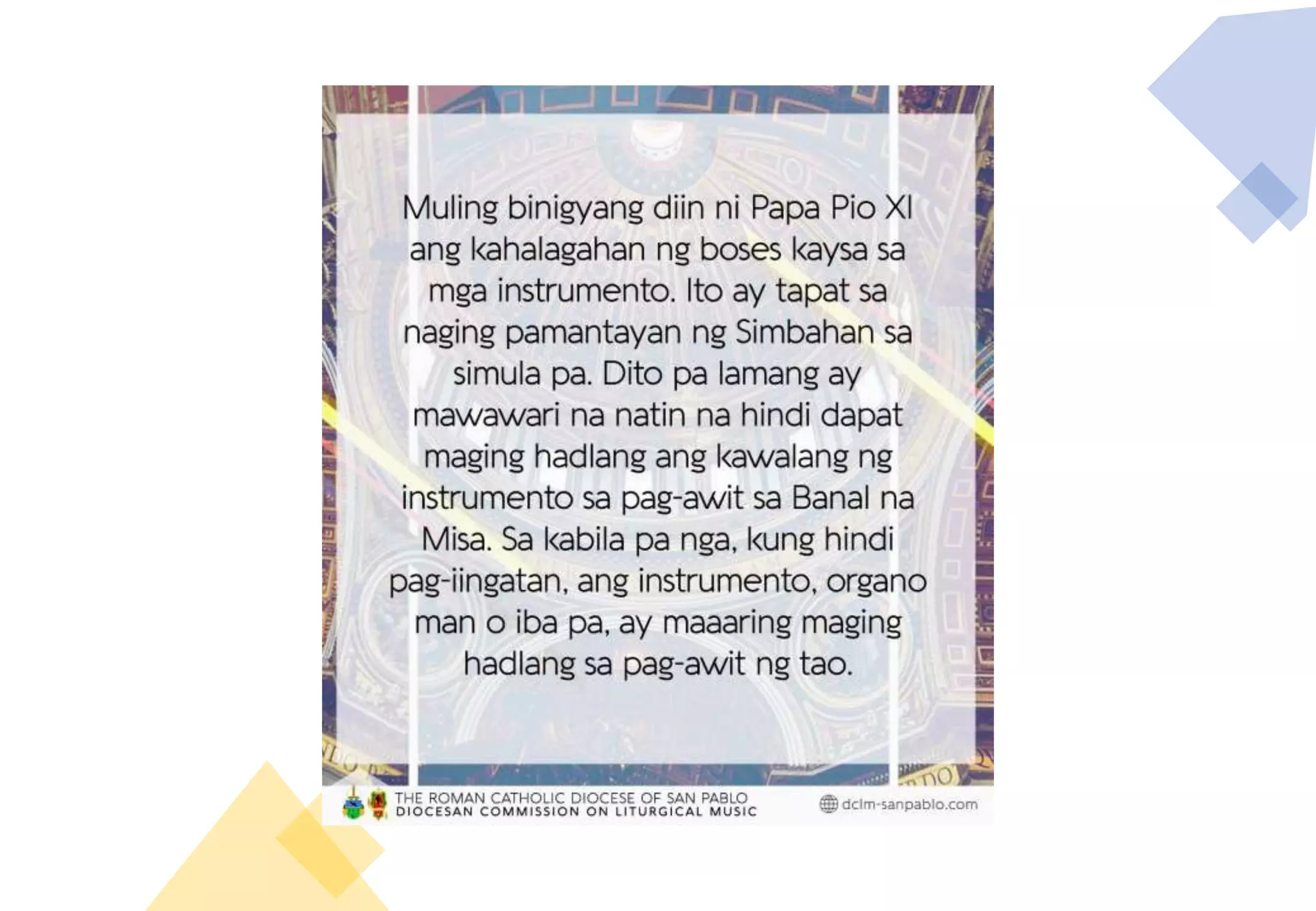 Musical Instruments in the Catholic Church.pptx