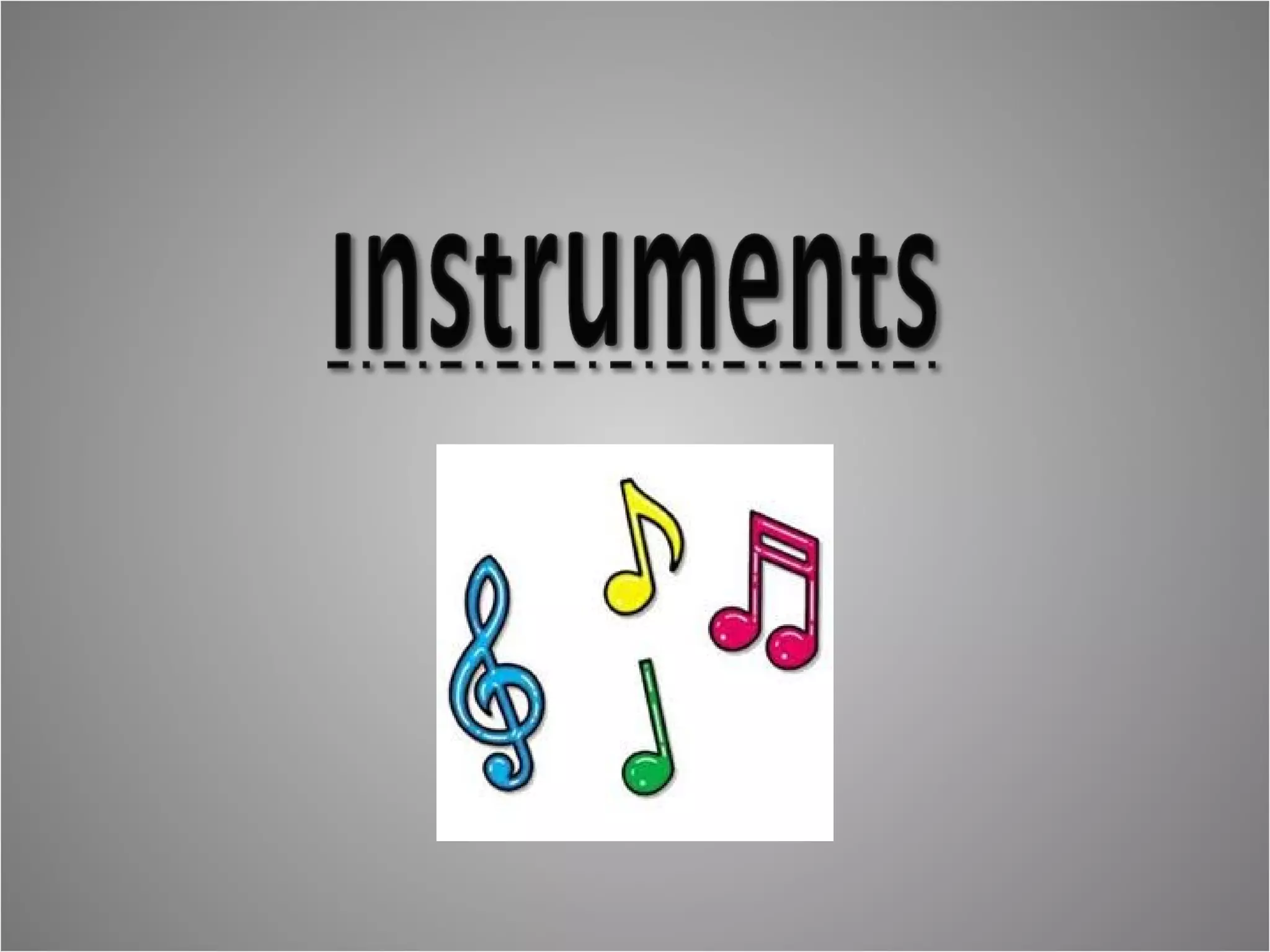 Musical instruments presentation | PPT