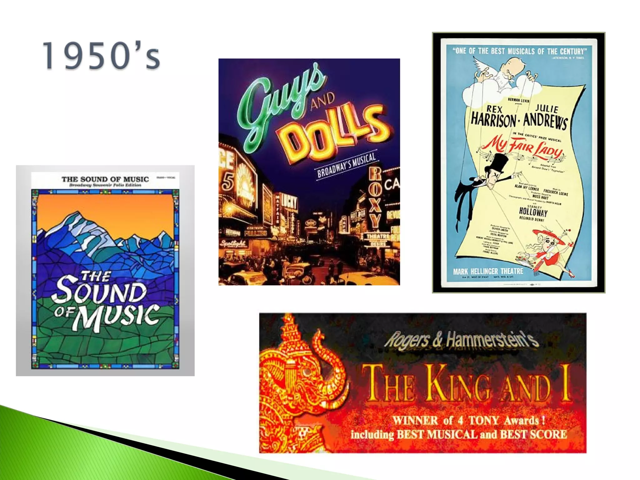 Musicals and plays | PPT