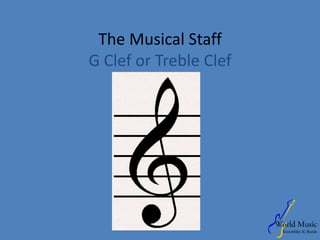 Gcleff Musical staff | PPTX