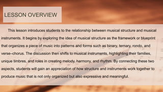 MUSICAL STRUCTURE AND INSTRUMENT .pptx
