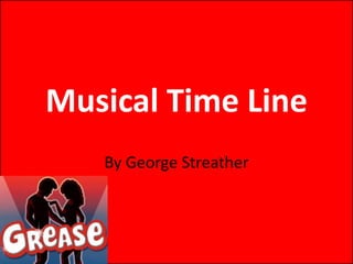 Musical Time Line
   By George Streather
 