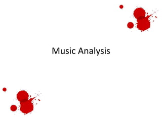 Music Analysis

 