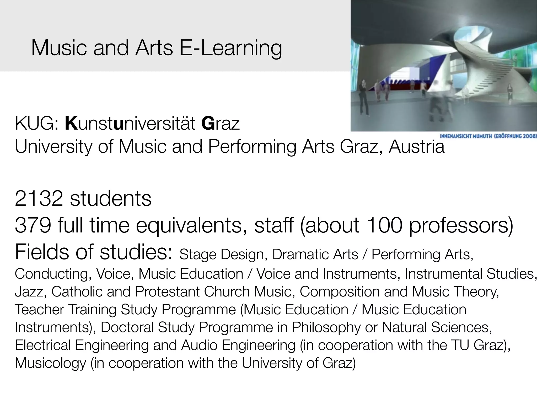 Music And Arts eLearning Graz | KEY