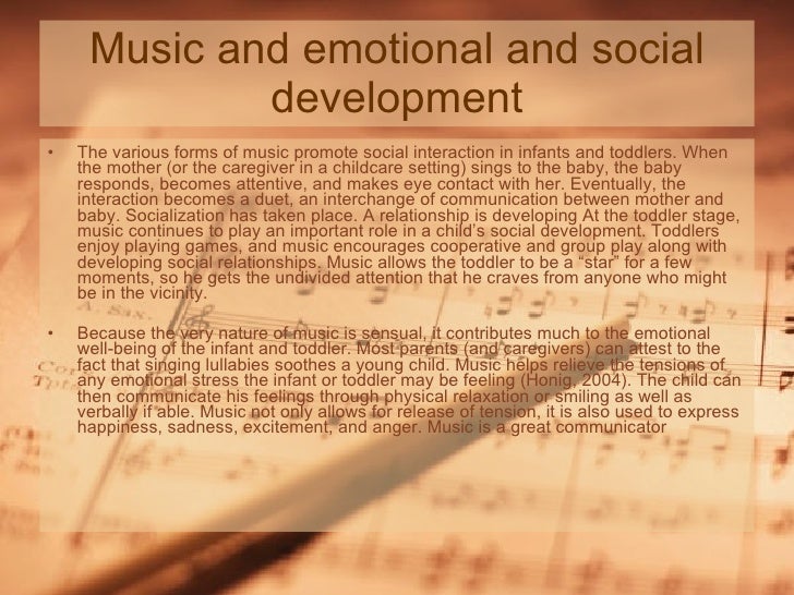 Music and development