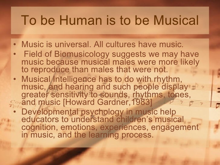 Music and development