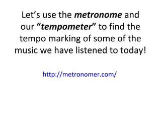 Music and numbers | PPT