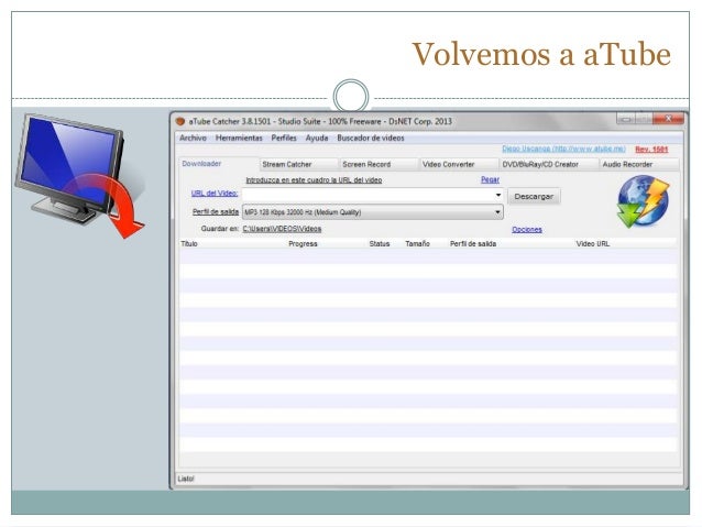 ATube Catcher, descarga musica o video