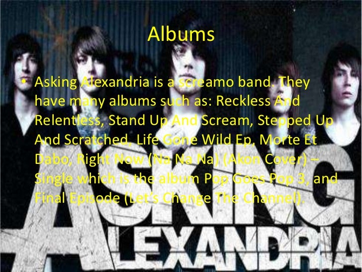 Music Appreciation Midterm Project Asking Alexandria