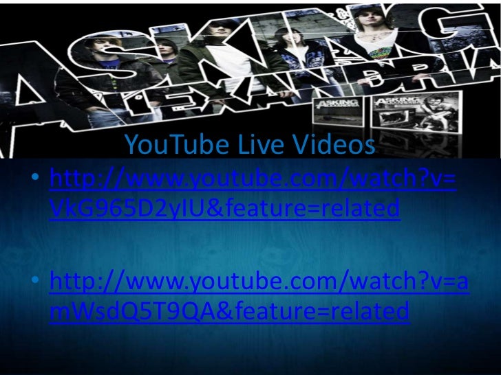 Music Appreciation Midterm Project Asking Alexandria