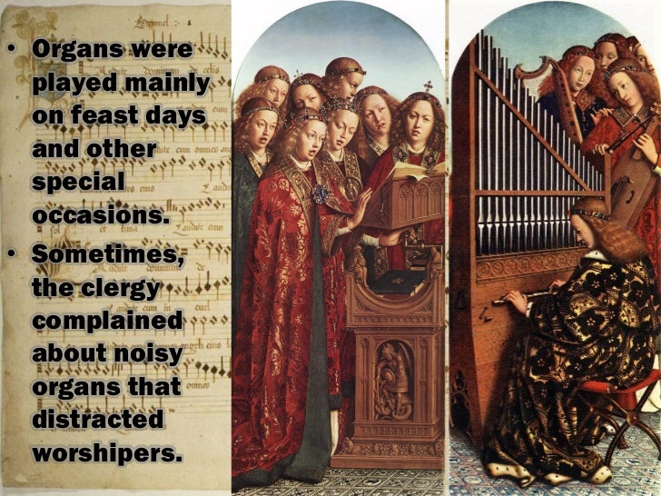 The Church Frowned On Instruments Because Of Their Music Appreciation Topic II: Music of the Middle Ages and the Renaiss…