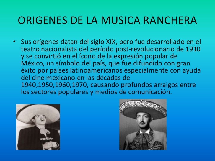Musica Ranchera 19401970