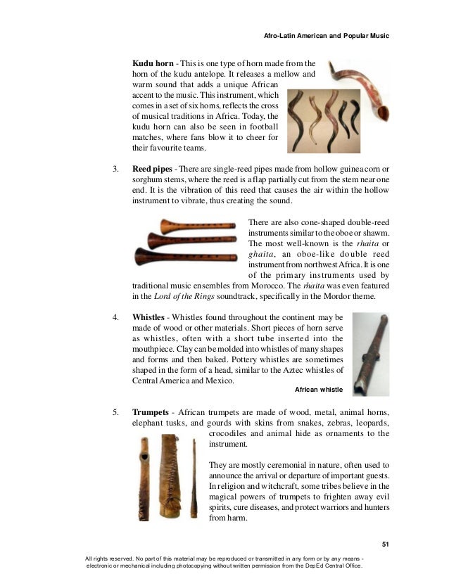 Worksheets 4 Classification Of Musical Instruments music and arts gr 10 learners module quarter 1 to 4 complete 57