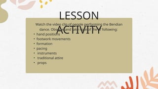 MUSIC & ARTS WEEK 1 Principles of Sound, theater, dance and visual ...