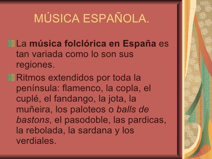 Resultado de imagen de la música folclórica en españa