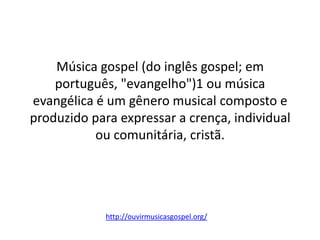 Musicas Gospel
