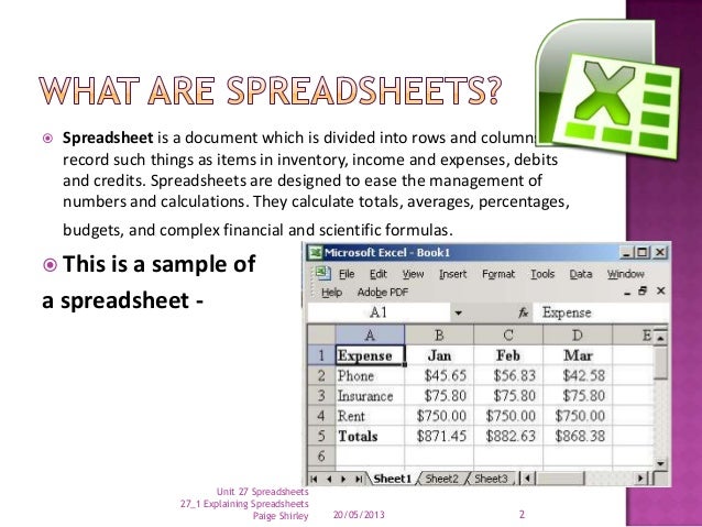 music a s learning spreadsheets