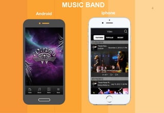4
MUSIC BAND
Android iphone
 